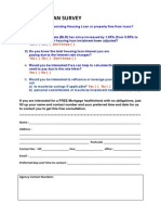 Home Loan Survey Form