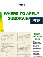 Where To Apply Subdrainage