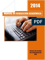 2015 Manual de Redacción UPN