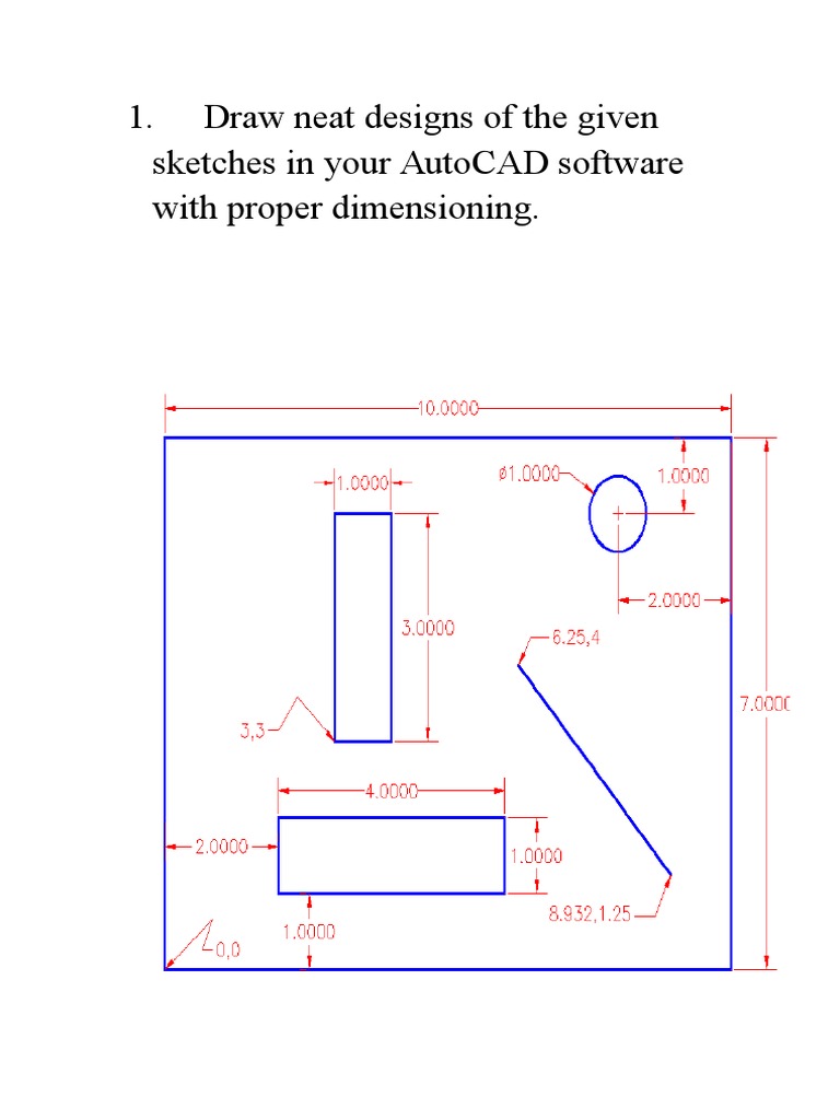 AutoCAD Design and Dimensioning Guide | PDF | Art