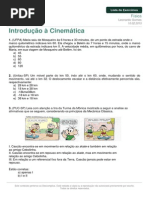 Listadeexercicios Fisica Introducao Cinematica 10-02-2015