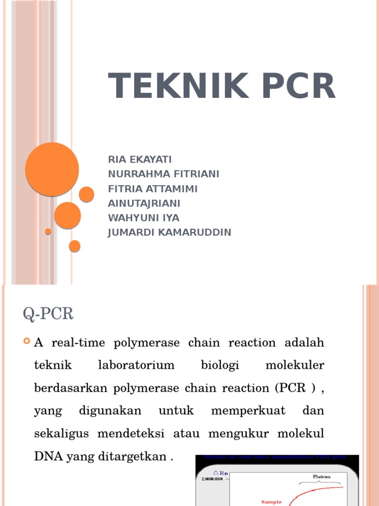 Teknik PCR | PDF | Sains & Matematika | Teknologi & Rekayasa