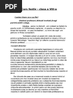 Discurs Absolvire Clasa A Viii A