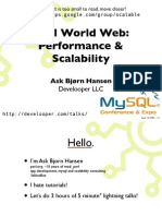 Real World Web Performance Scalability MySQL Edition