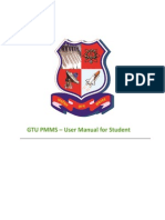 GTU PMMS Student User Manual