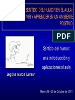 Sentido Del Humor en El Aula