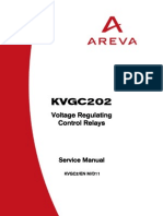 KVGC2 Voltage Regulating Control Relays Service Manual