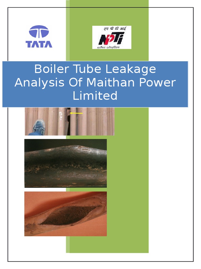 Boiler Tube Leakage Analysis of MPL PDF Steel Boiler