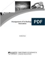 Management of Technology & Innovation - 2