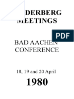 Bilderberg Meetings Report 1980 Open Office