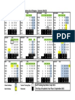 Academy Calendar 2014-15 - With Timetable Weeks