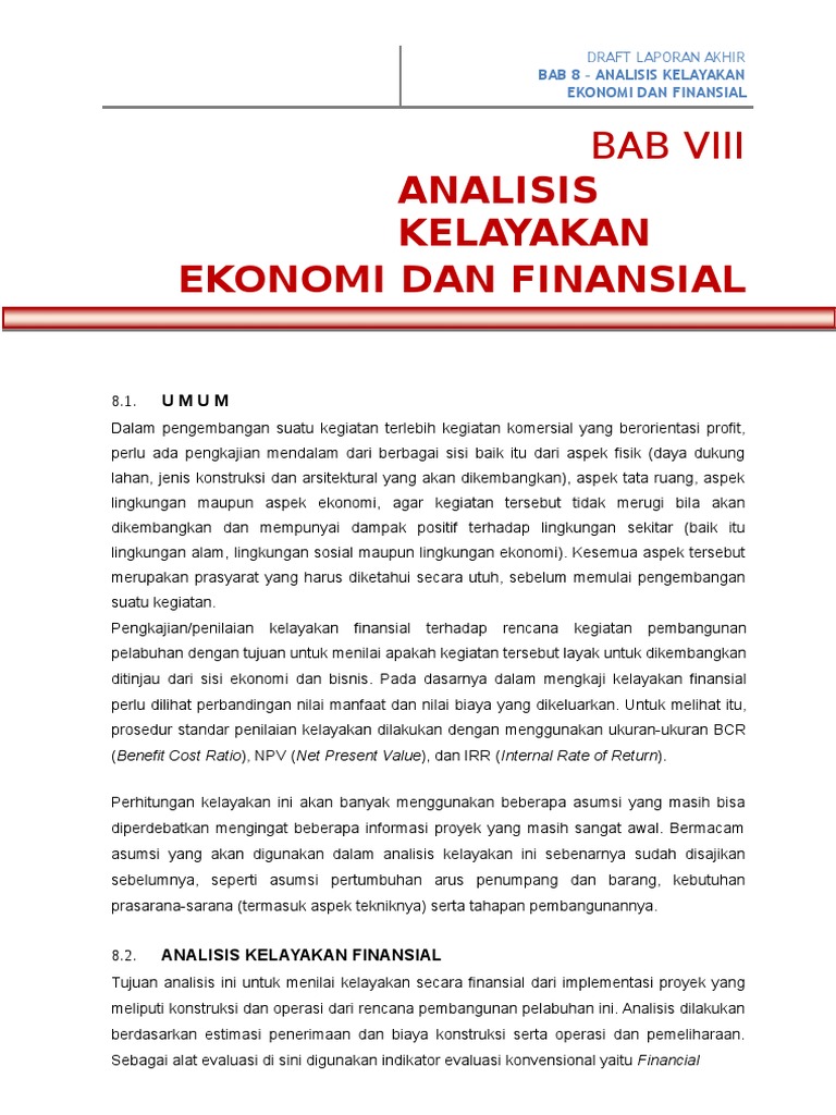 Dla 008 Bab 8 Analisis Kelayakan Finansial