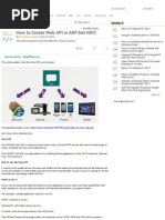 How To Create Web API in ASP PDF