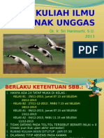 Kuliah Ilmu Ternak Unggas Ketentuan 2011