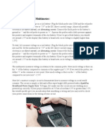 Measuring Rms by Multimeter