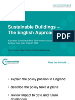 Sustainable Buildings - The English Approach - ASBEC Canberra 19 Feb