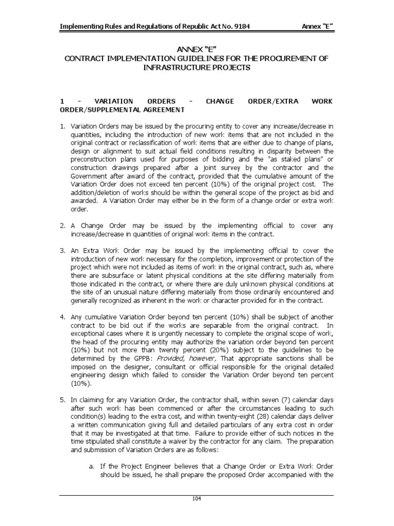 Ra 9184 Irr Annexee PDF Guarantee Surety Bond