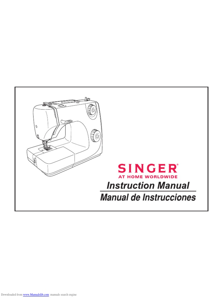 Singer Instruction Manual 8280.pdf Sewing Machine Yarn