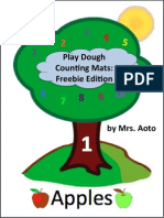 4AS5Z8-Play Dough Counting Mats Freebie Edition