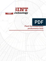 plant thermodynamic Perfromance Tests