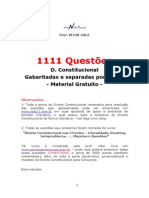 Vítor Cruz 2013 - 1111 Questões Direito Con Stitucional