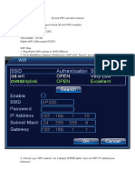 3G and WIFI Operation Manual