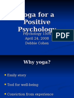 Yoga Presentation For Psychology 1504 4.24.08