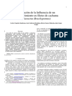 Evaluación de La Influencia de Un Biorecubrimiento en Filetes de Cachama (Piaractus Brachypomus)