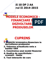 Modele Economic0 Financiare 