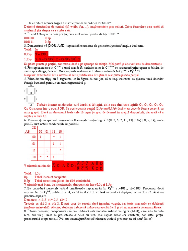 ACSO Partial 1 | PDF
