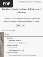 Métodos Geofísicos de Exploração II (Sísmicos) - Aula 1_&_2