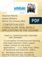 Contextualized Curriculum Powerpoint