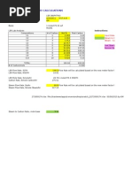 Steam To Carbon Ratio Calculations: Instructions