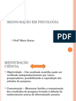 Mensuração em Psicologia