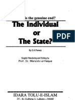 Individual or State by G A Parwez Published by Idara Tulu-E-Islam