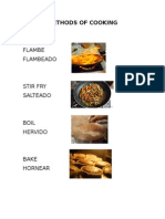 Methods of Cooking