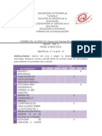 Formato de Autoevaluacion Sesion 3 y 4 de 8 3° Samael