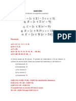 Atividade 1 de Matemática para Administradores 