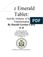 The Emerald Tablet and The Alchemy of Spiritual Transformation