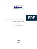 Manual de Programación Impresoras Fiscales Vmax - Curazao