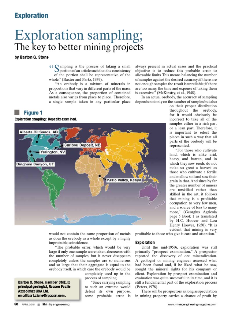 Exploration Sampling | PDF | Oil Sands | Estuary