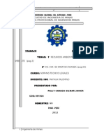 Recursos Naturales y Medio Ambiente (Normas) 1