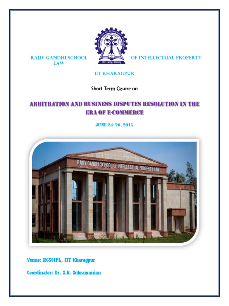 Arbitration Course | PDF | Arbitration | Cheque