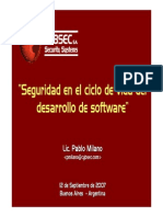 Cybsec Tendencias2007 Seguridad SDLC