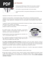 Dicas de Panela de Pressão