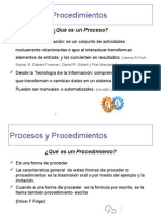 Procesos y Procedimientos