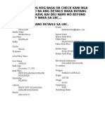 Form If Sakto Ba Ang Details Naka Butang Before Mo Lakaw, Kai Dili Nami Mo Refund Once Naka Pay Naka Sa LBC Thanks Naa Sa Likod Ang Details Sa LBC