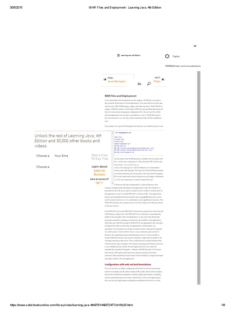 Unlock The Rest of Learning Java, 4th Videos: Edition and 30,000 Other ...