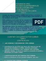   Cuentas y Documentos Por Cobrar.