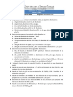 EJERCICIOS DE APLICACIÃ"N Disolucioness PDF
